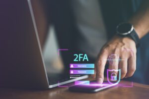 Protection With 2fa, Two-factor Authentication, Cybersecurity Pr